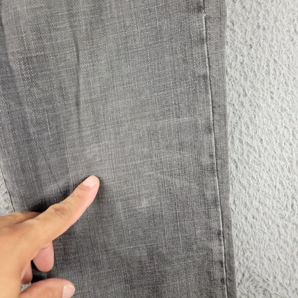 Current Elliott‎ Jeans Womens 27 Gray Denim Abby The Boyfriend Straight Short - Picture 7 of 13